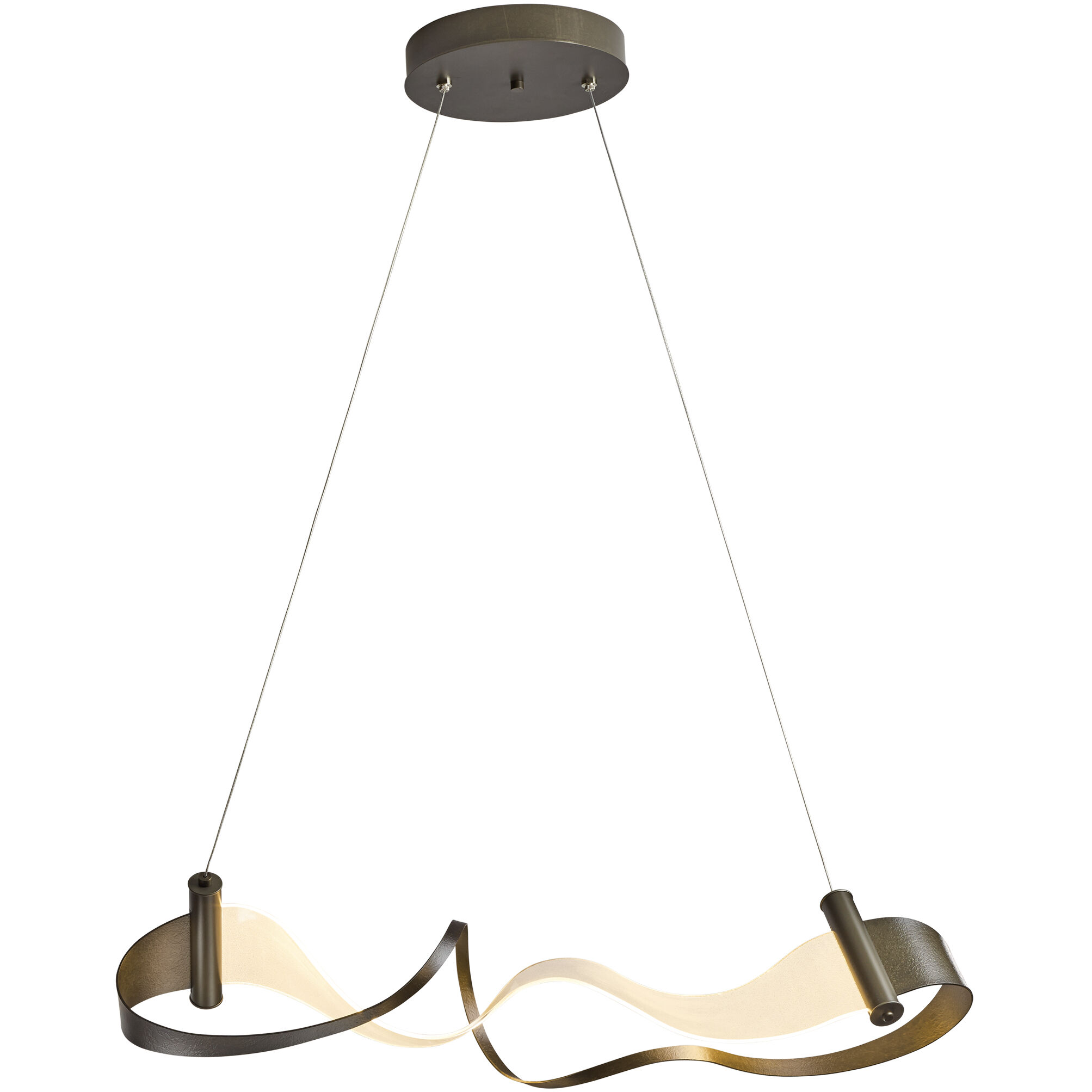 Zephyr LED 38.5 inch Dark Smoke Pendant Ceiling Light