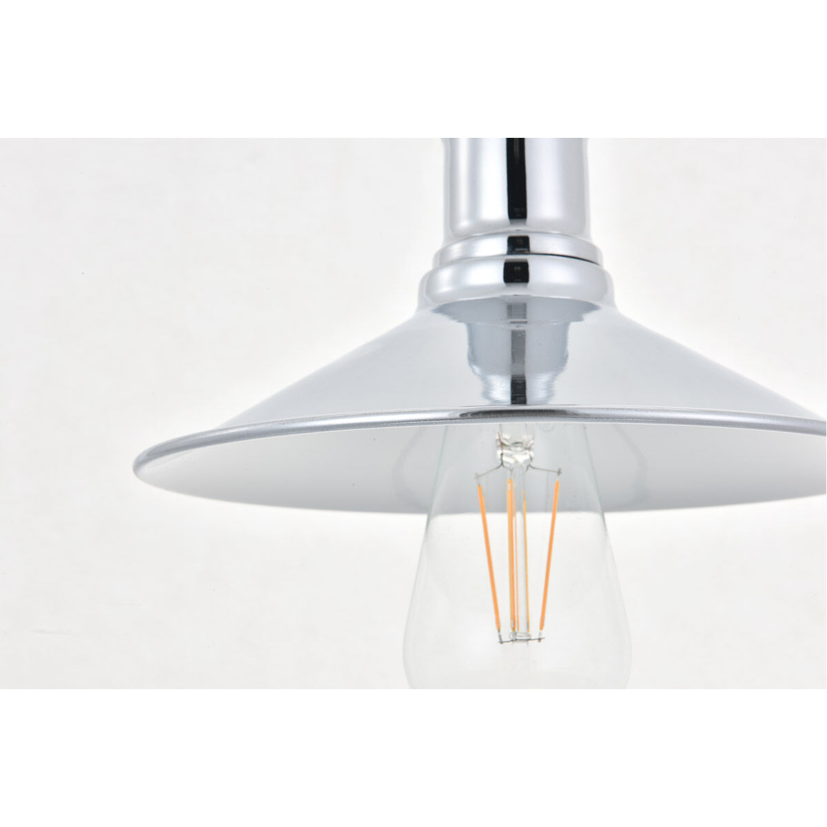 Etude 1 Light 8.7 inch Chrome Pendant Ceiling Light