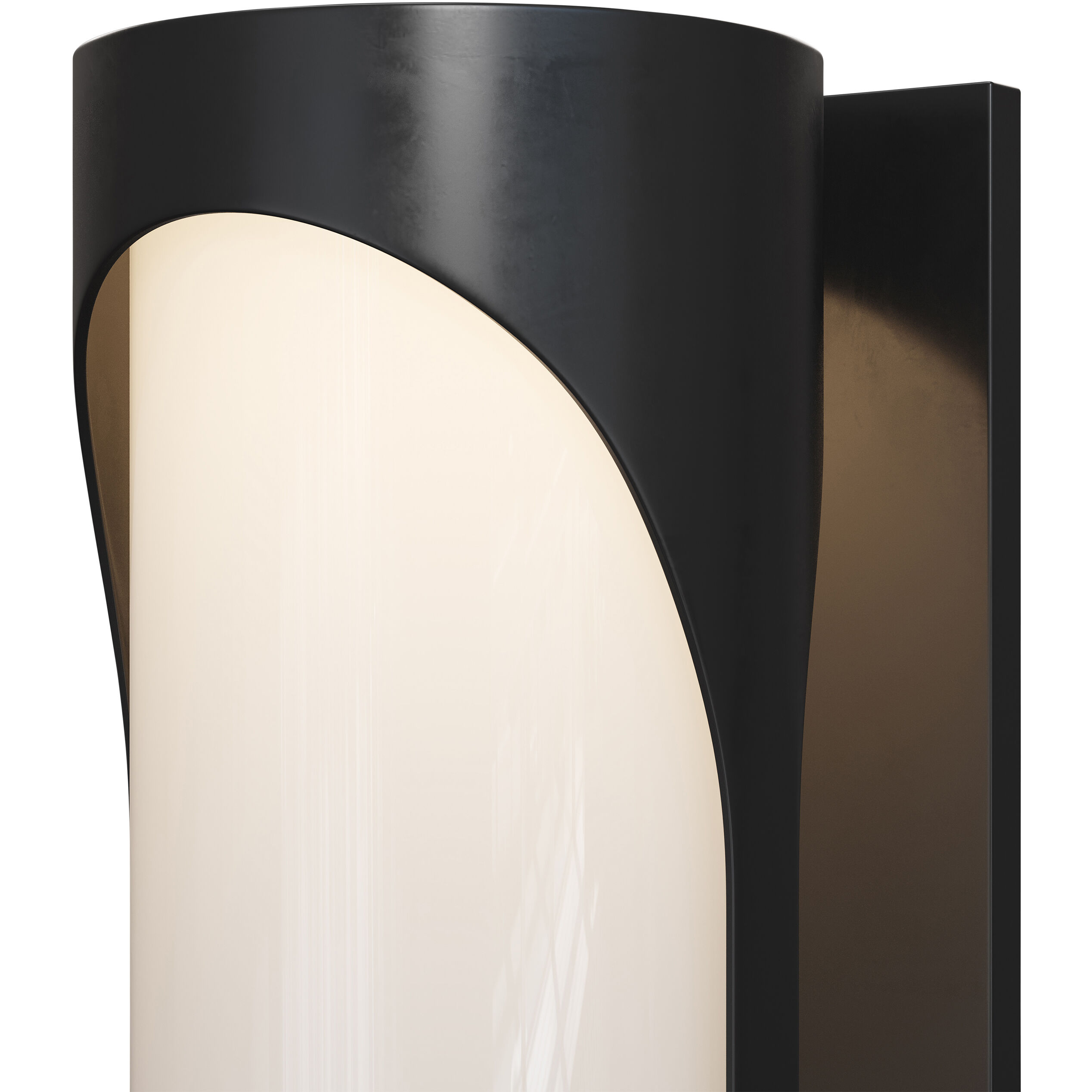 Swale LED 22 inch Black/White Outdoor Wall Sconce, Small