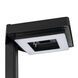 Contemporary Square 1 Light 99 inch Black Post Light, Solar