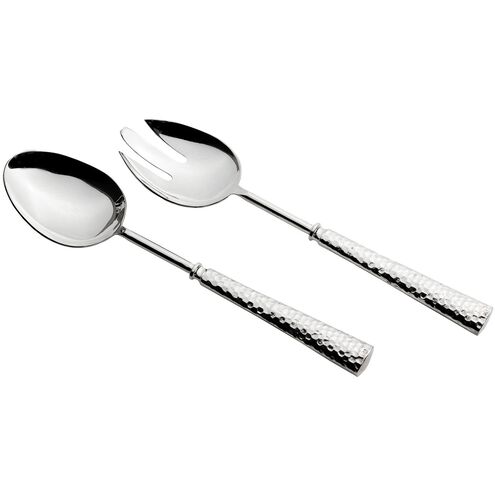 Kenia Hammered Silver Salad Server