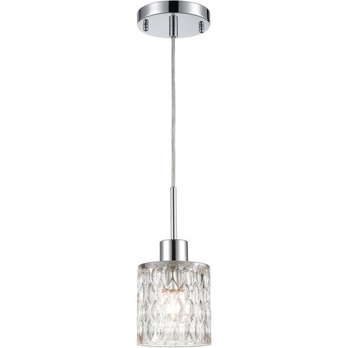 Ezra 1 Light 4.5 inch Polished Chrome Mini Pendant Ceiling Light