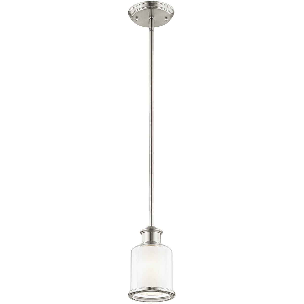 Middlebush 1 Light 6 inch Brushed Nickel Mini Pendant Ceiling Light