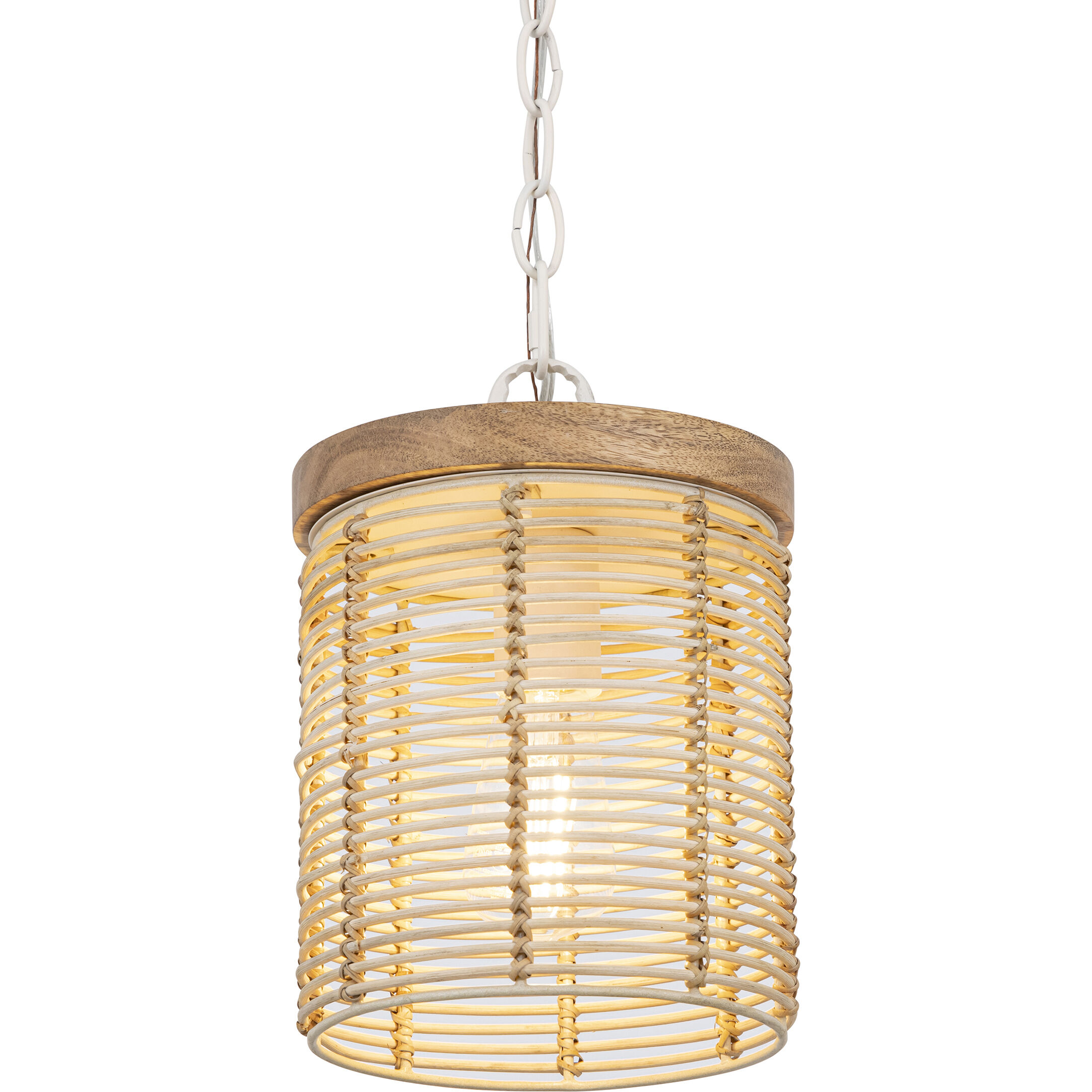 Vannerie 1 Light 12 inch Ecru Single Pendant Ceiling Light