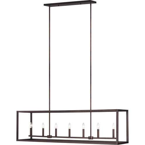 Moffet Street 7 Light 12.00 inch Island Light