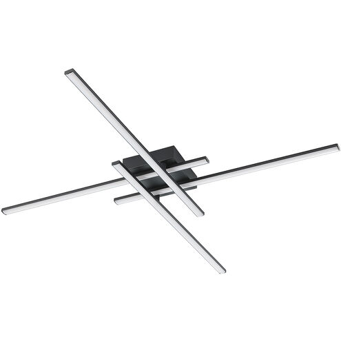 Lapiz 4 Light 30 inch Black Ceiling Light