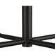 Alora Mood Plisse 4 Light 22.5 inch Matte Black Chandelier Ceiling Light