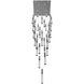 Boa LED 35 inch Polished Chrome Multi Port Pendant Ceiling Light