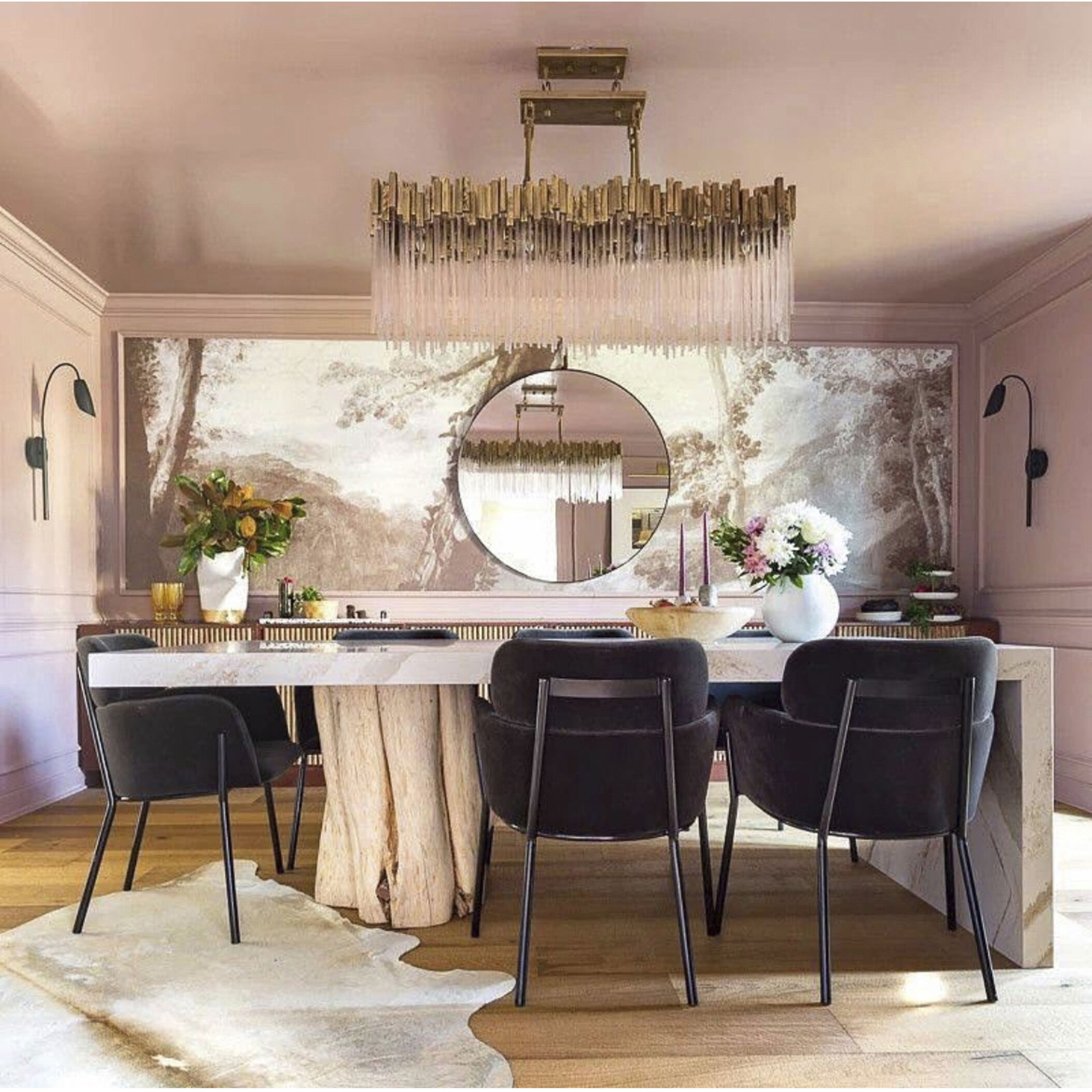 Matrix Linear Pendant Ceiling Light in Havana Gold, 8