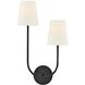 Cora Sconce Wall Light in Black