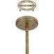 Mcgill 6 Light 40 inch Natural Brass Chandelier Ceiling Light