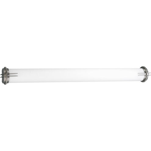 Linear Fluorescent Bath 2 Light 49 inch Brushed Nickel Bath Vanity Wall Light