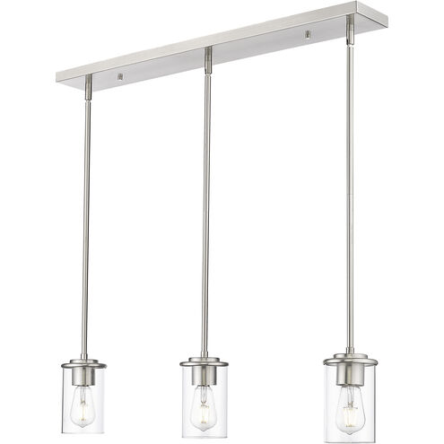 Thayer 3 Light 4.75 inch Brushed Nickel Pendant Ceiling Light