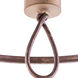 New Traditional 4 Light Marsh Reed and Spartina Gold Pendant Ceiling Light