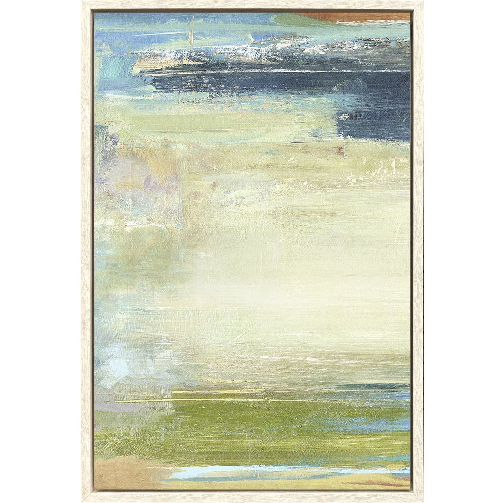 Green Mile Green and Blue and Orange and Multi Framed Art