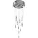 Avalon LED 22 inch Polished Chrome Multi Port Pendant Ceiling Light