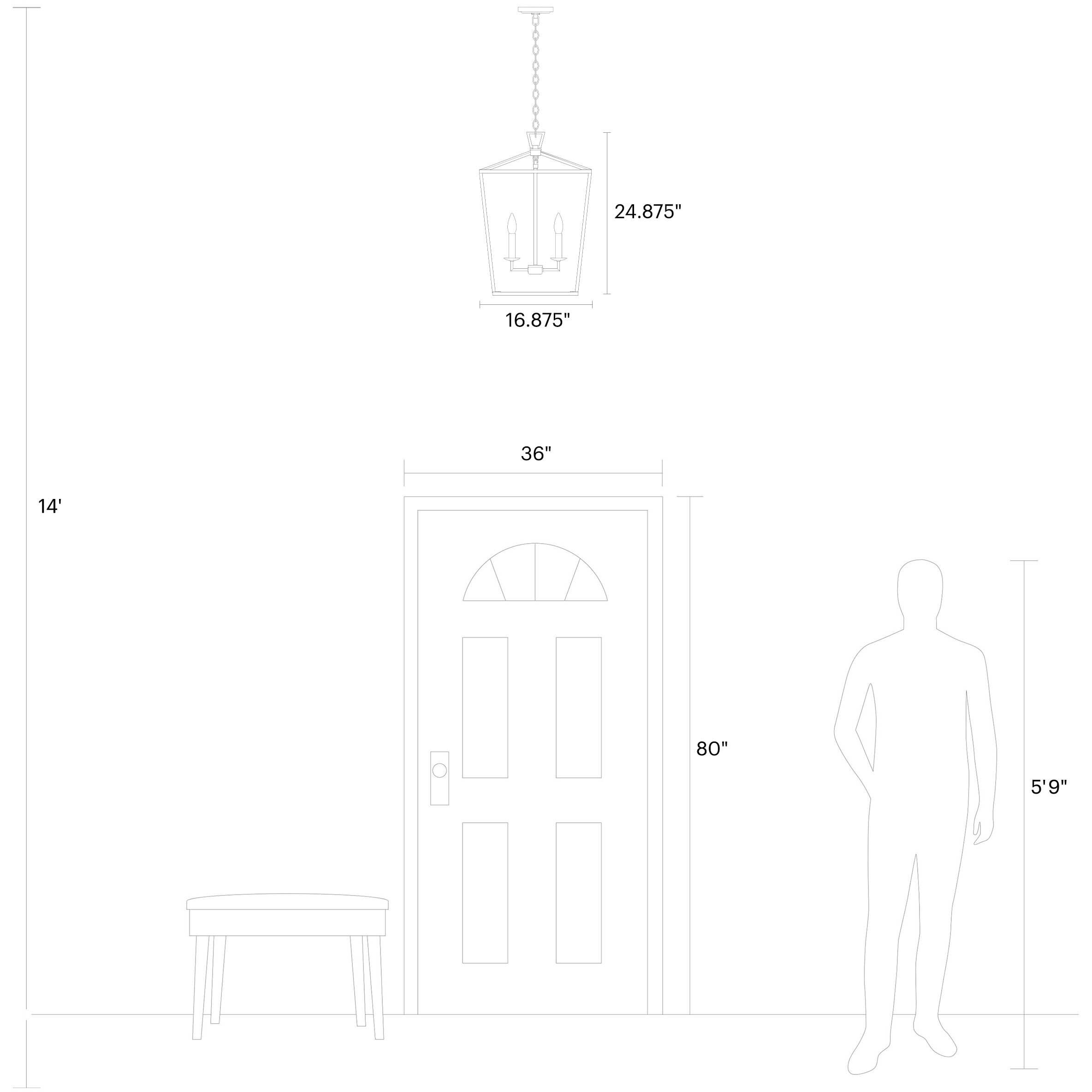 C&M by Chapman & Myers Dianna Pendant Ceiling Light in Brushed Nickel