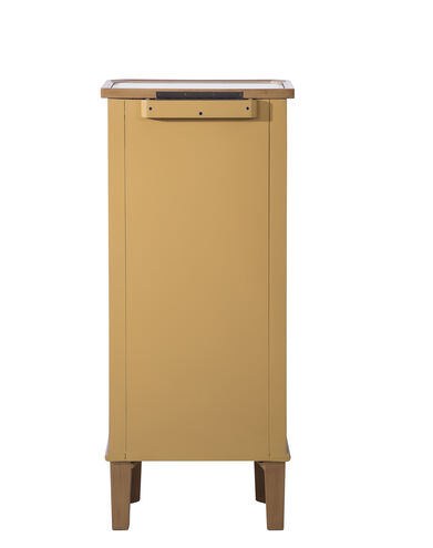 Contempo 41 inch Gold Paint Jewelry Armoire