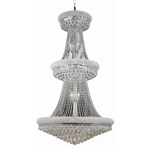 Primo 32 Light 36 inch Chrome Foyer Ceiling Light in Royal Cut