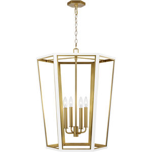 AH by Alexa Hampton Curt 4 Light 21.38 inch Foyer Pendant
