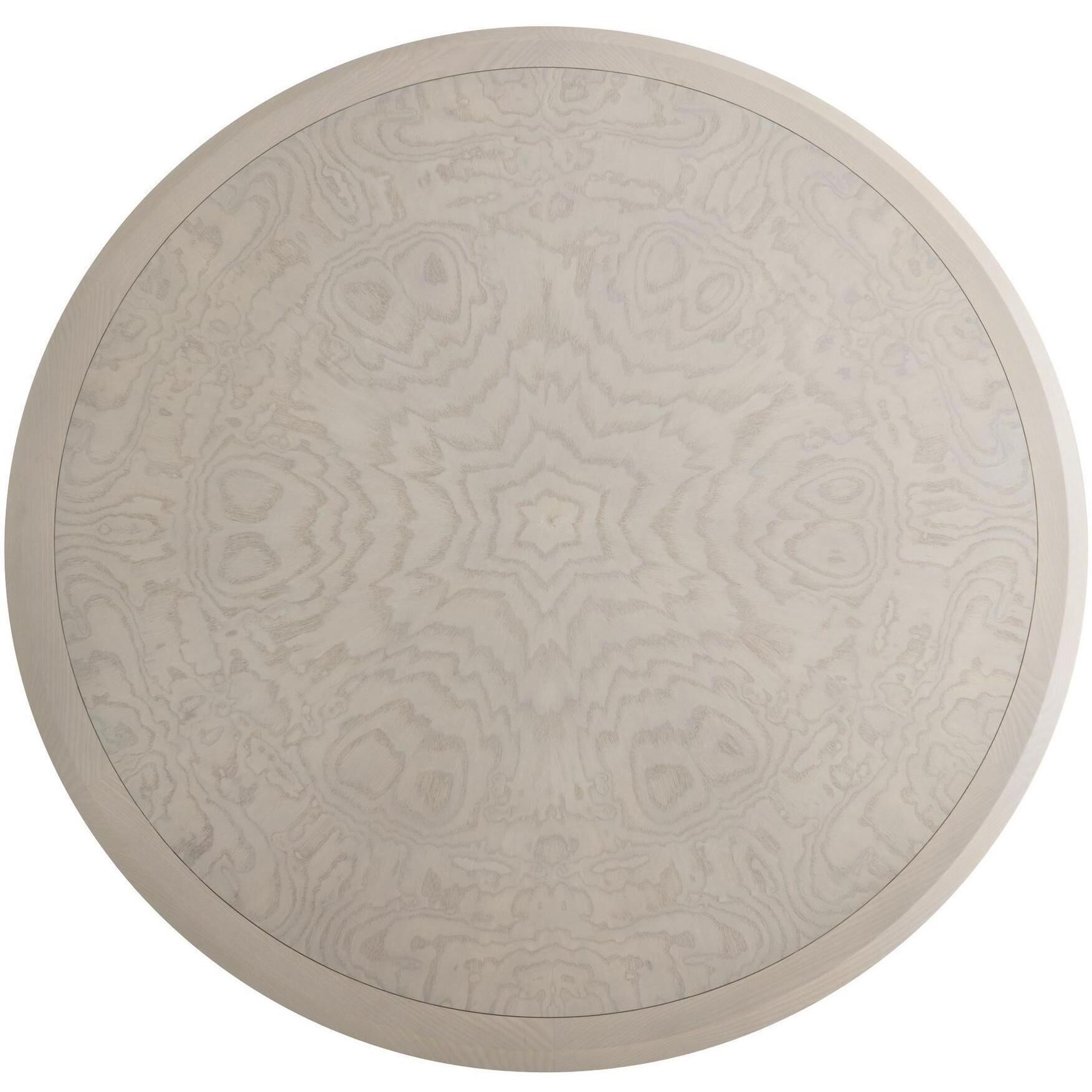 Kinsley 54 inch Light Beige Burl and Light Beige Dining Table