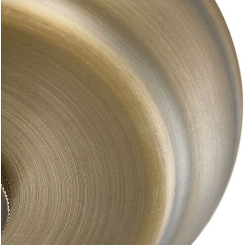 Sharon 1 Light 8.5 inch Antique Brass / Clear Glass Pendant Ceiling Light