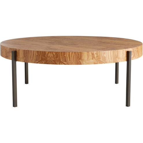 Lanai 40 inch Blonde Burl Cocktail Table