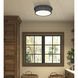 Bentley LED 16 inch Matte Black Flush Mount Ceiling Light