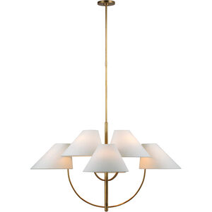 kate spade new york Kinsley LED 43.25 inch Soft Brass Two-Tier Chandelier Ceiling Light, Large