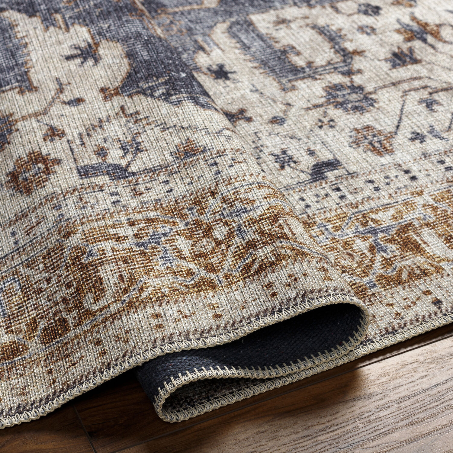 Amelie 122 X 94 inch Taupe Rug, Rectangle