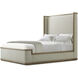 Catalina Dune US Queen Bed, Wooden, Upholstered
