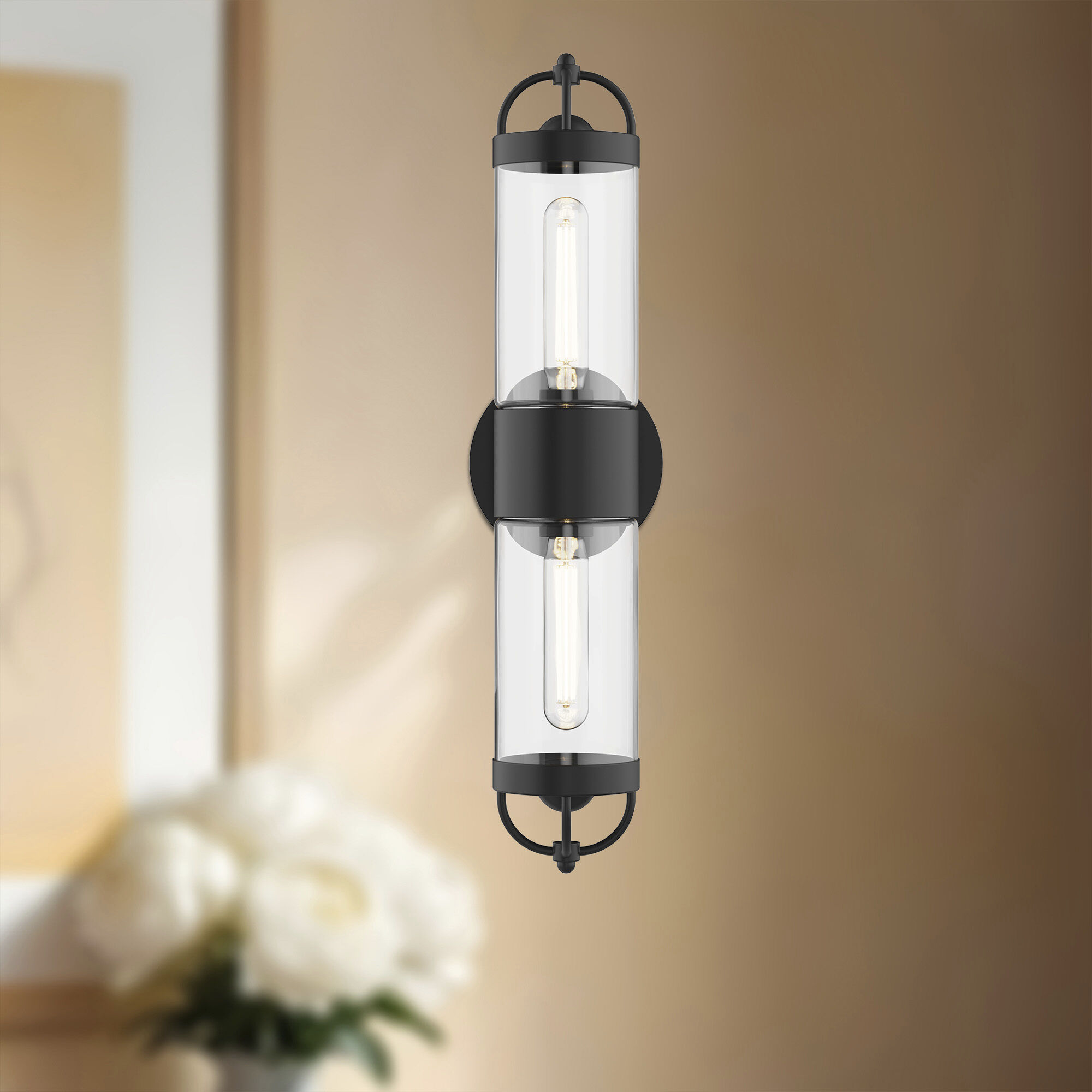 Alora Mood Lancaster Wall/Vanity Light Wall Light in Matte Black