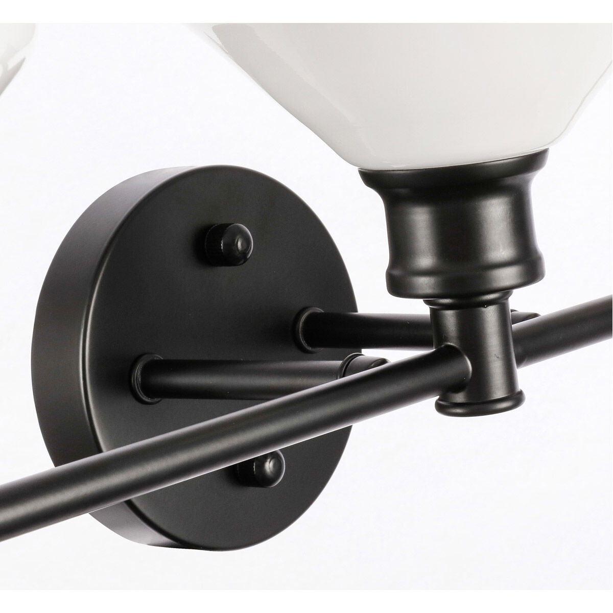 Gene 3 Light 28 inch Black Wall sconce Wall Light