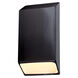 Ambiance LED 7 inch Midnight Sky ADA Wall Sconce Wall Light, Closed Top Fixture, Tapered Rectangle