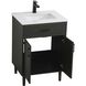 Chandler 24 X 34 inch Mocha Brown Bathroom Vanity Cabinet
