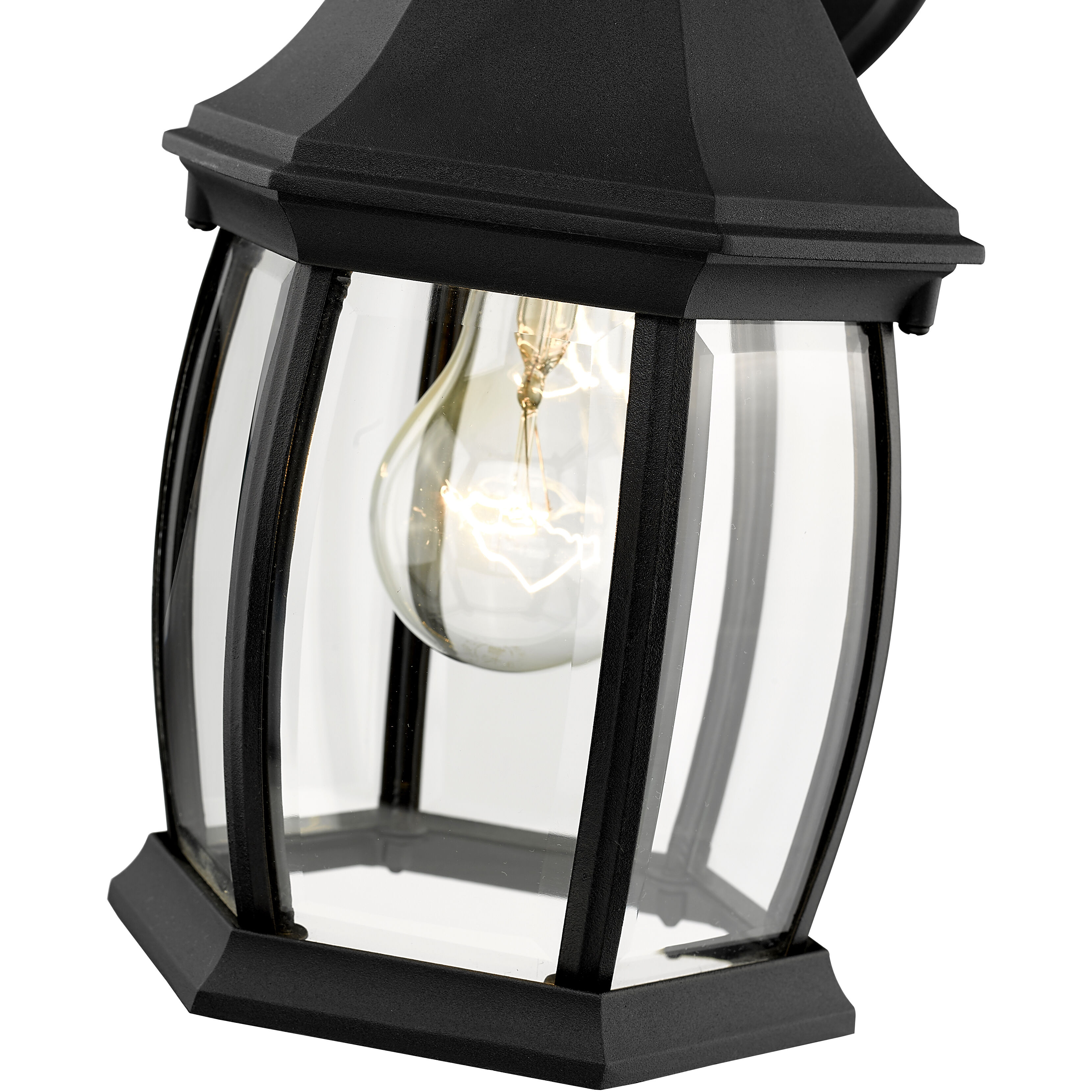 Waterdown 1 Light 11.75 inch Black Outdoor Wall Light