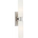 C&M by Chapman & Myers Fairfax 2 Light 4.17 inch Polished Nickel Bath Vanity Wall Light