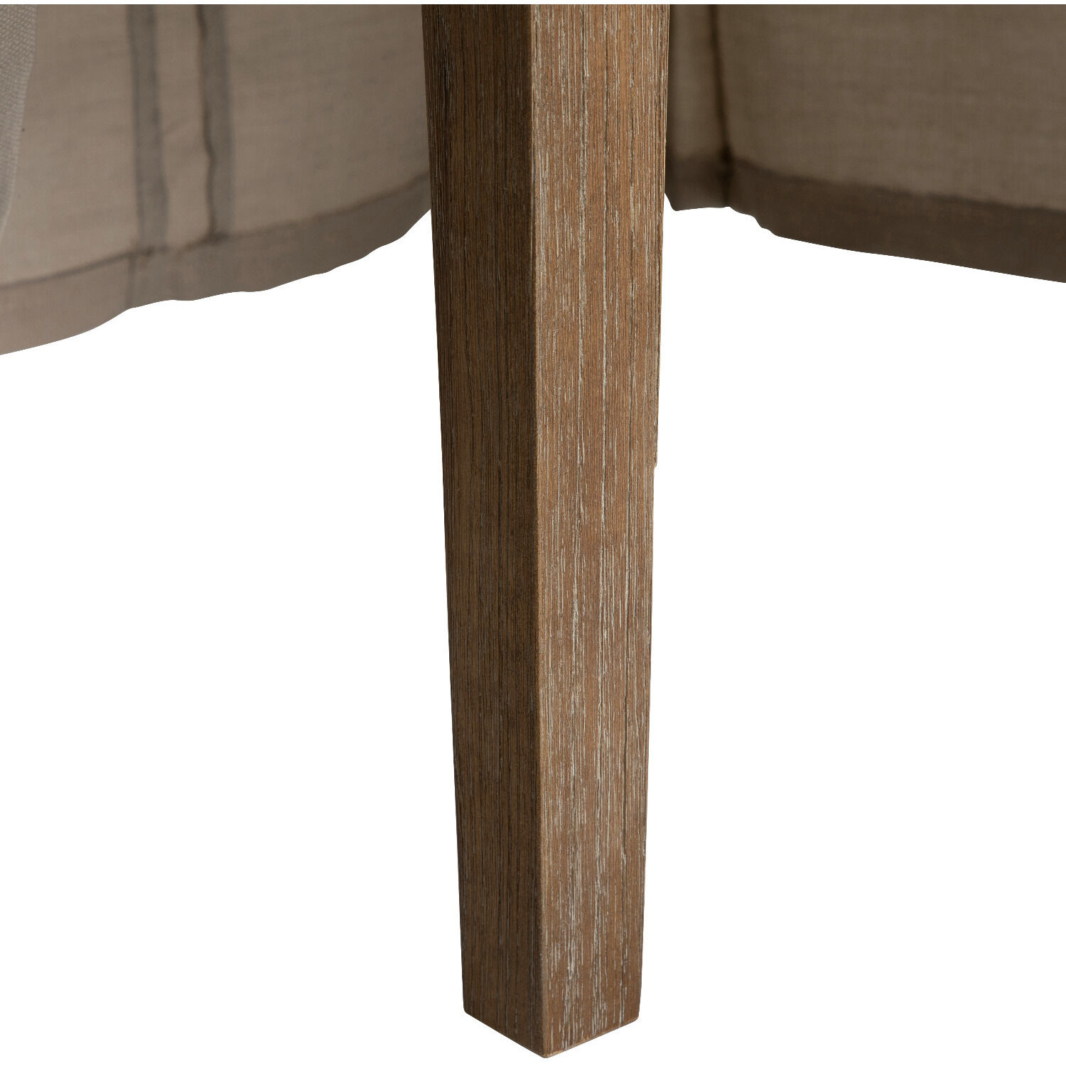 Jeanette Cerused Ash / Ivory Beige Dining Chair