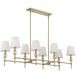Arques Linear Chandelier Ceiling Light