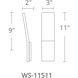 Blade Wall Sconce Wall Light in 11in., Black