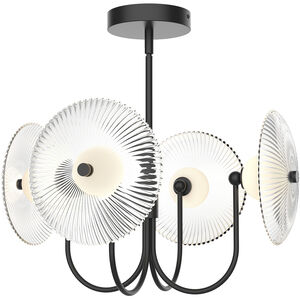 Alora Mood Hera LED 21 inch Matte Black Pendant Ceiling Light