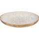 Paulson 18 X 18 inch White with Natural Plate