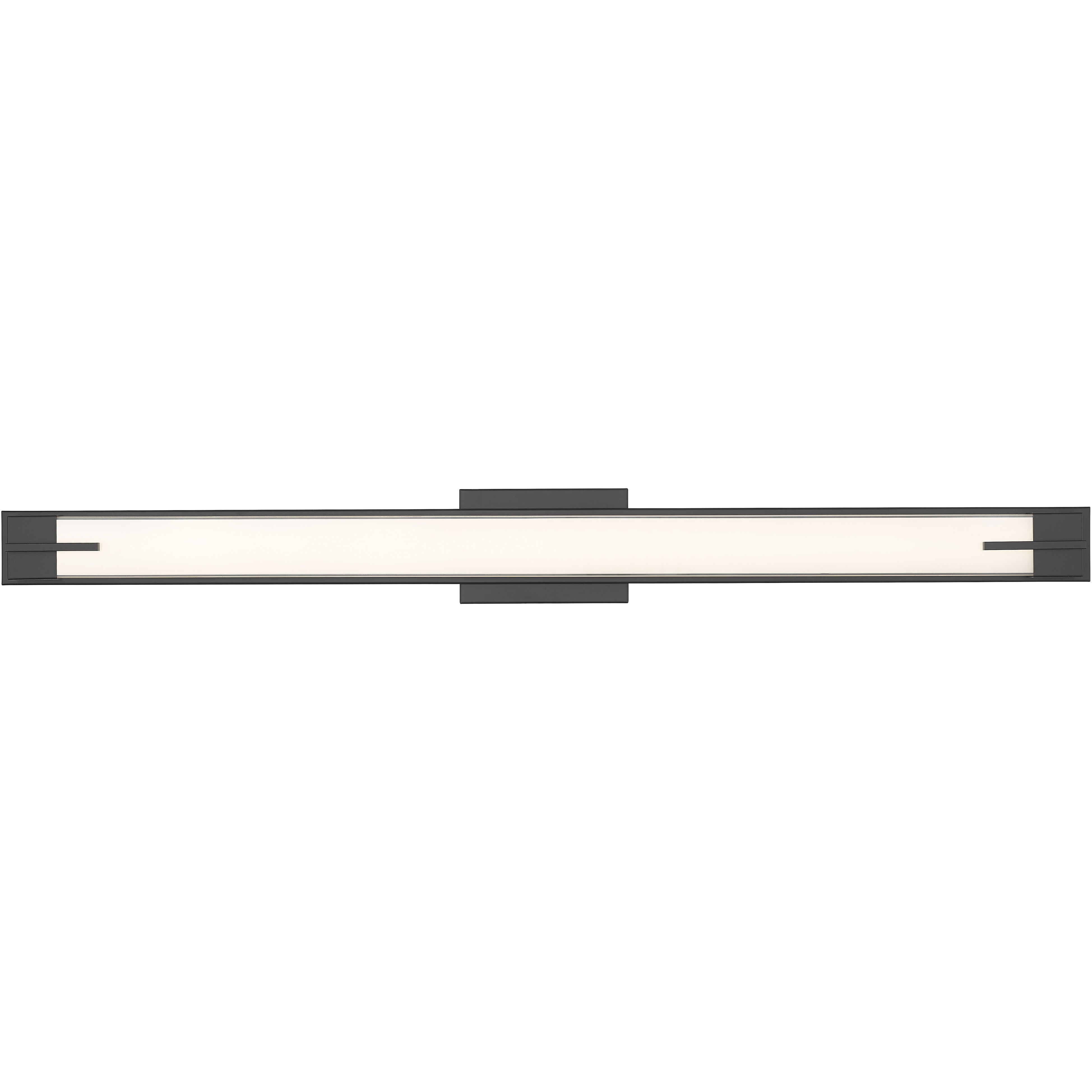 Chase LED 43 inch Matte Black Bath Vanity Light Wall Light