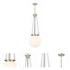 Beacon 1 Light 14 inch Satin Nickel Pendant Ceiling Light