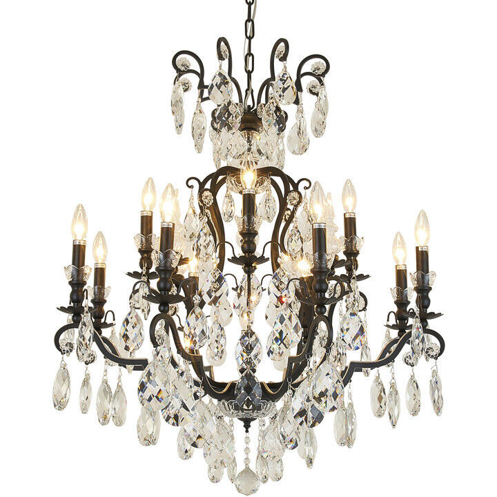 Canada 13 Light 32 inch Black Chandelier Ceiling Light