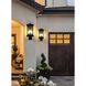 Collins 4 Light 27.5 inch Black Outdoor Wall Sconce
