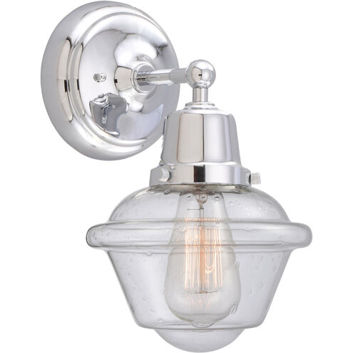 Aditi Small Oxford 1 Light 7.5 inch Polished Chrome Sconce Wall Light, Aditi
