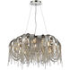 Shirley 8 Light 32 inch Chrome Down Chandelier Ceiling Light
