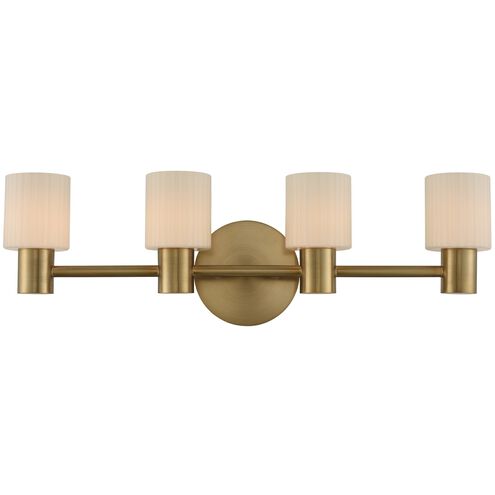 Harlowe LED 26 inch Winter Brass Bath Vanity Wall Light