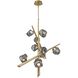 Thorah 10 Light 36 inch Gold Chandelier Ceiling Light